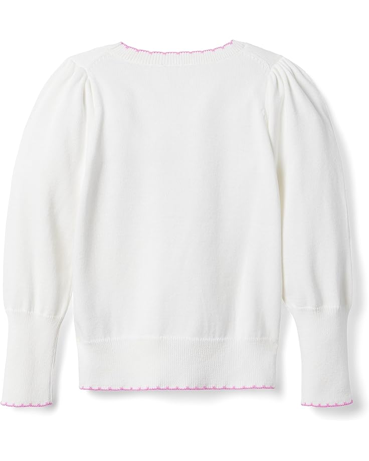 Свитер Janie and Jack Aurora Sweater, слоновая кость свитер janie and jack puff sleeve sweater зеленый