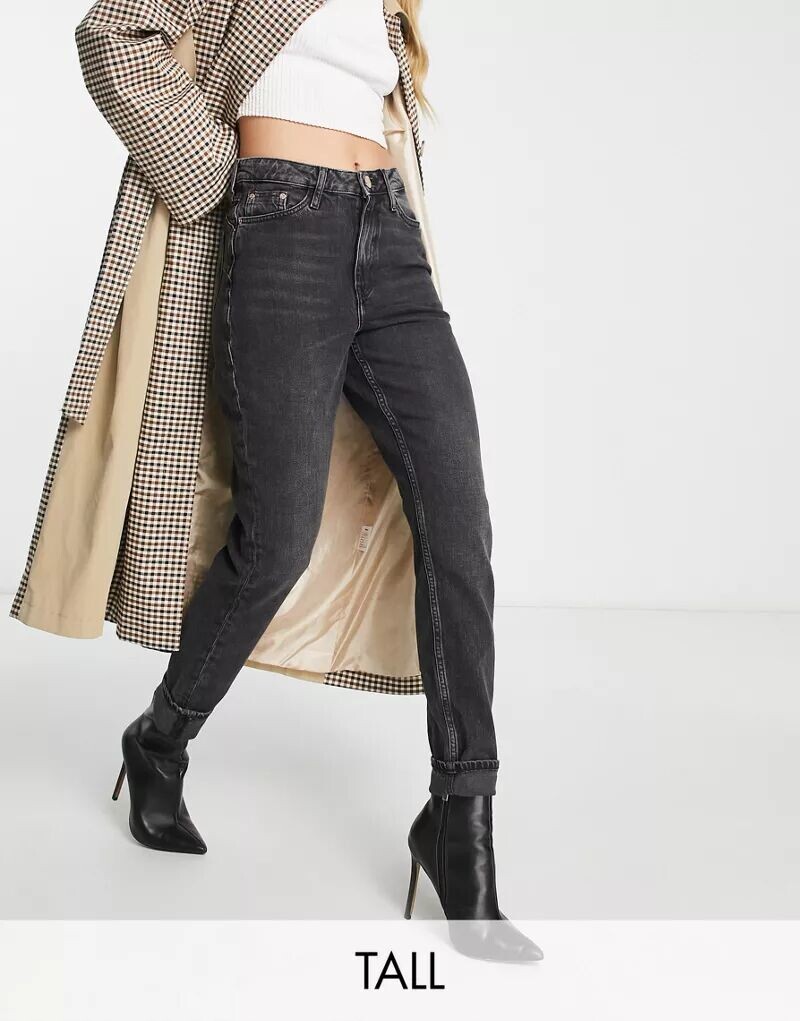 

Черные узкие джинсы для мамы River Island