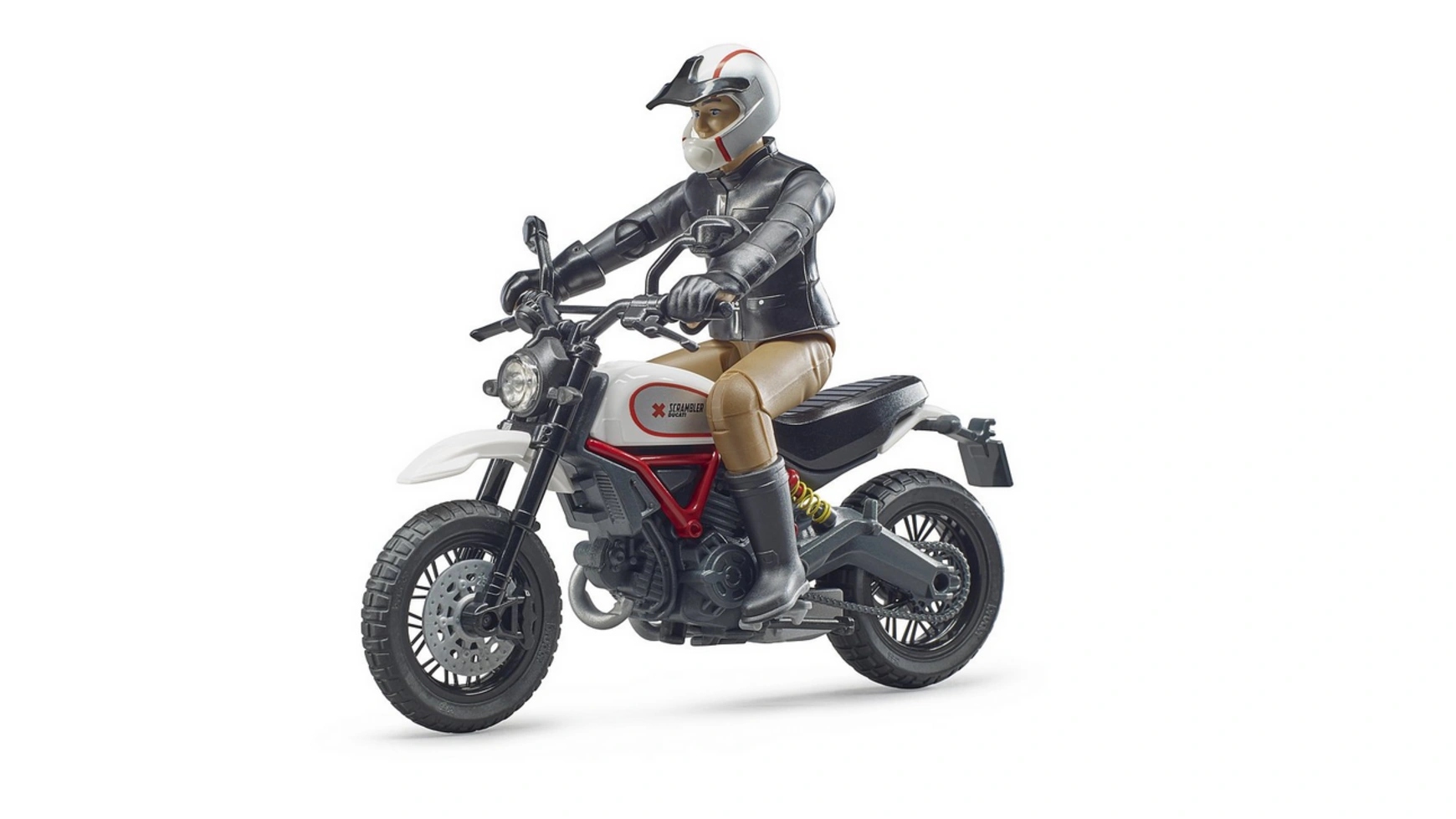 Bruder Scrambler Ducati Desert Sled с водителем 2021 new carbon fiber fuel tank for ducati scrambler 1100 2015 2020 streetfighter 1098 848 superleggera