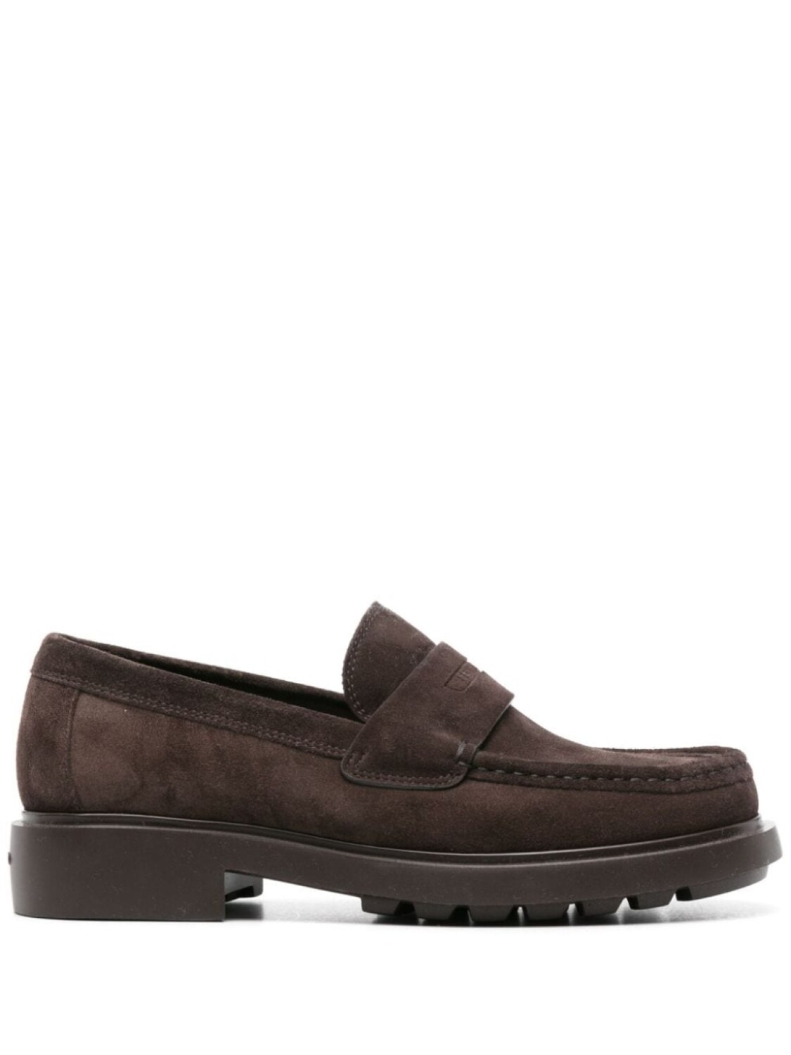 

Пенни-лоферы с тисненым логотипом Ferragamo, коричневый