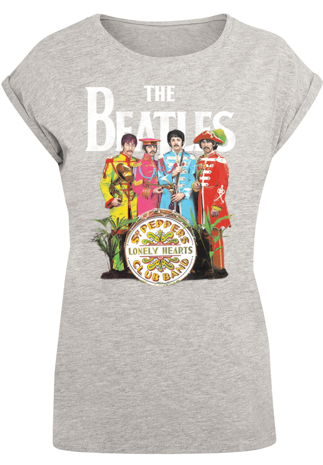 

Футболка F4NT4STIC The Beatles Band Sgt Pepper Black, цвет grau meliert