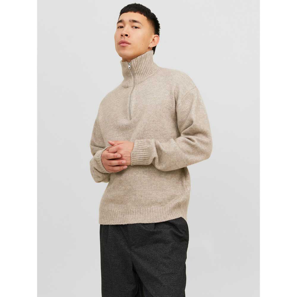 

Свитер Jack & Jones Ollie Half Zip, бежевый