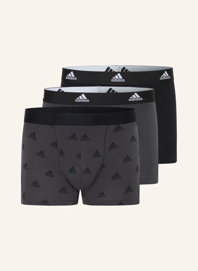 

Комплект из 3 боксеров active flex cotton Adidas, черный