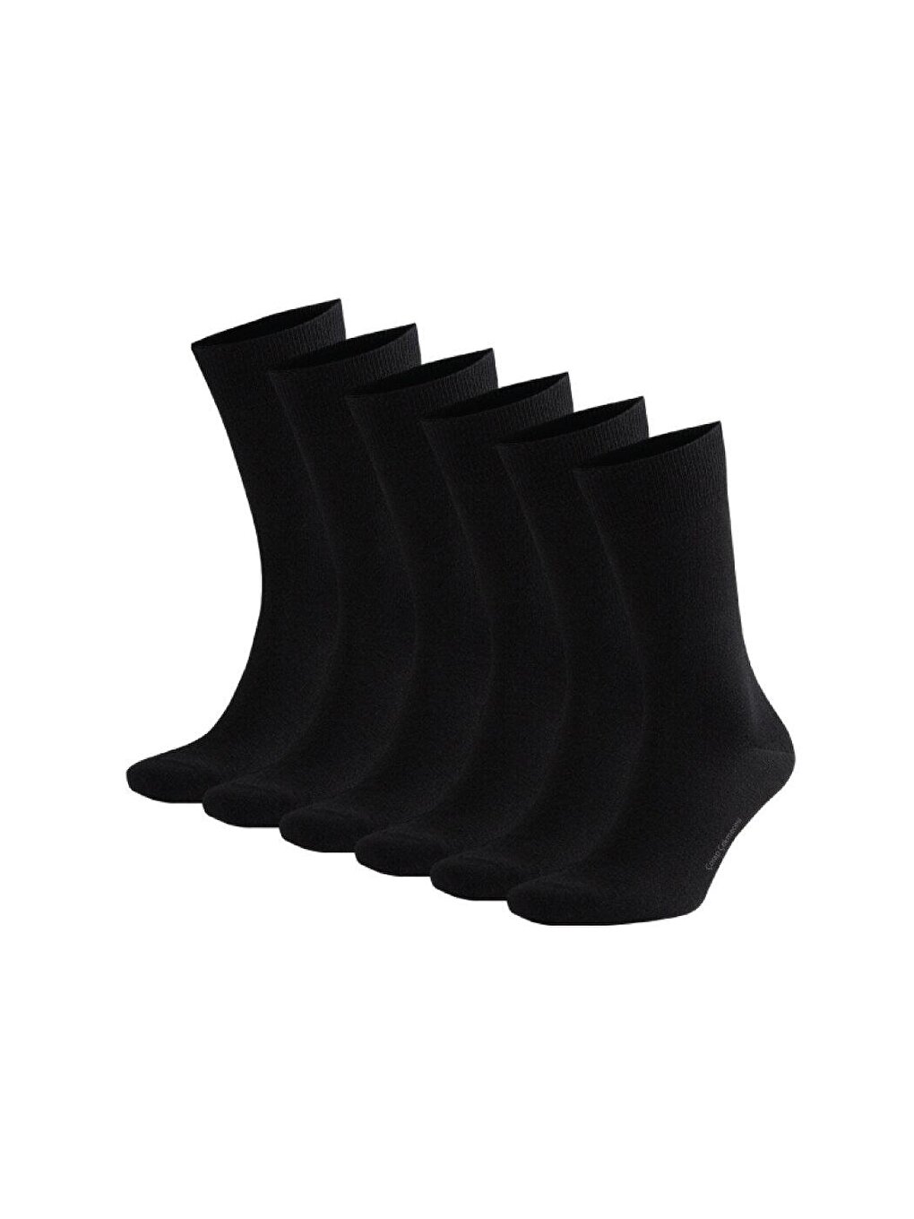 Женские классические однотонные черные носки, 6 пар ÇORAP ÇEKMECESİ