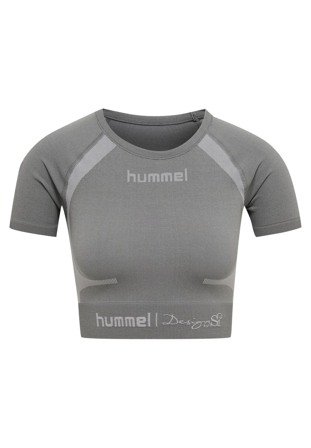 

Футболка с принтом HMLSI SEAMLESS S/S Hummel, цвет frost gray