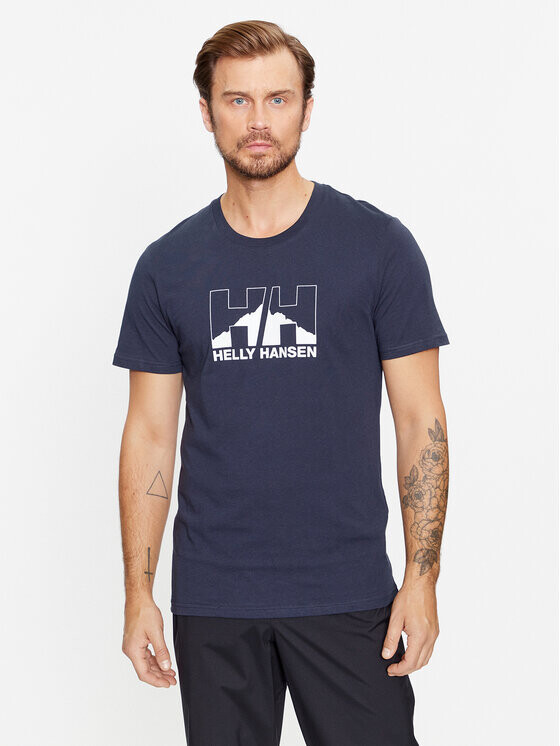 

Футболка стандартного кроя Helly Hansen, синий