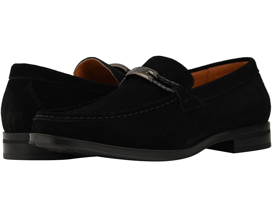 

Лоферы Stacy Adams Neville Moc Toe Penny Loafer, цвет Black Suede