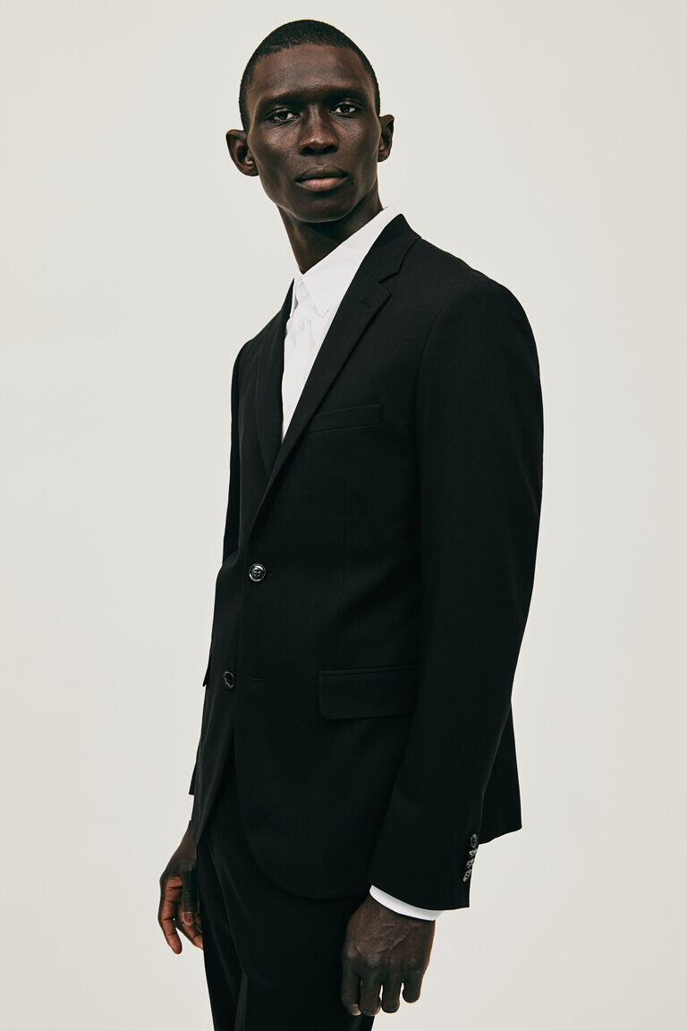 

Узкая куртка H&M, черный