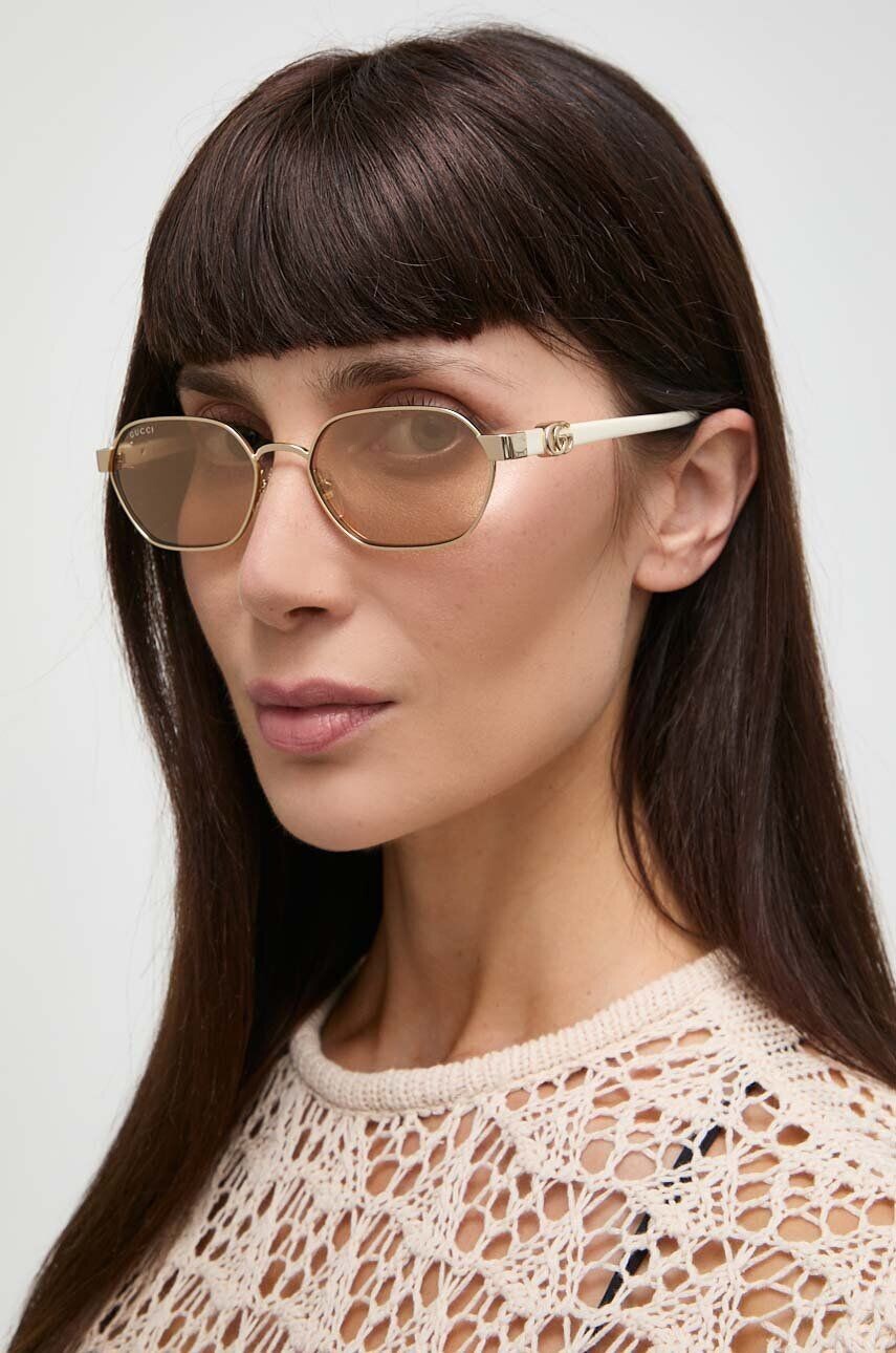 

Солнцезащитные очки Gucci, бежевый