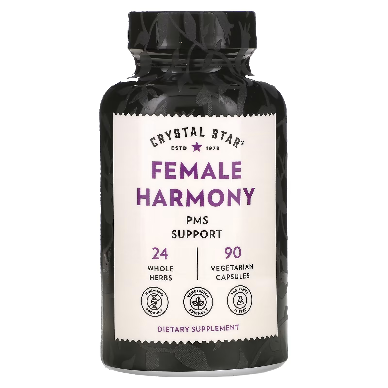 управляй гормонами счастья Женская Гармония Crystal Star без ГМО, 90 вегетарианских капсул