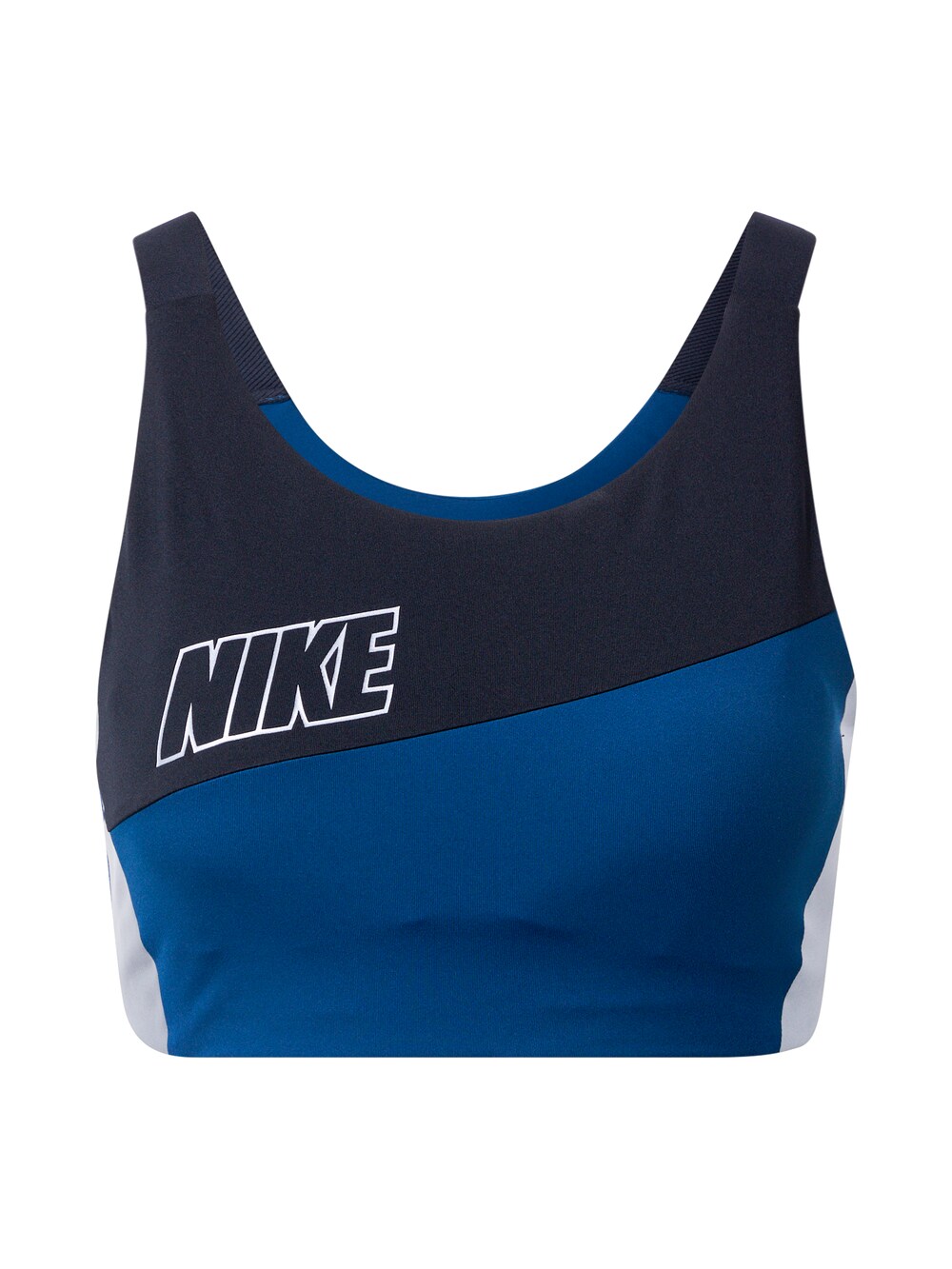 Обычный спортивный бюстгальтер Nike, морской синий/королевский синий