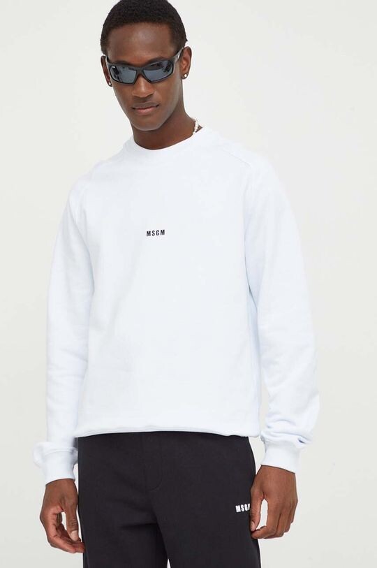 

Хлопковая толстовка MSGM, белый