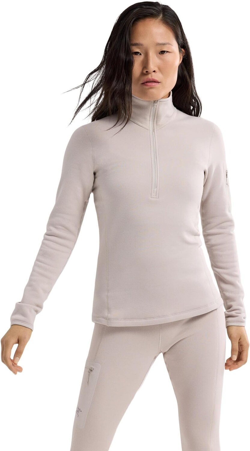 

Rho Heavyweight с воротником на молнии Arc'teryx, цвет Warm Stone