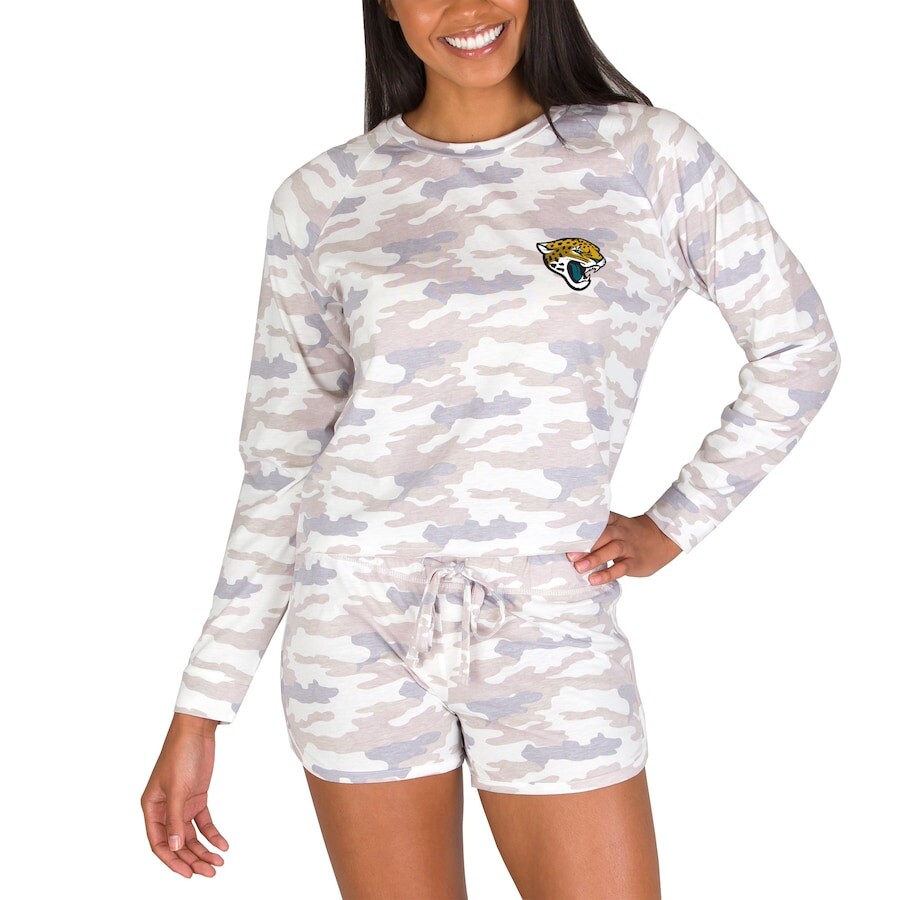 

Пижамный комплект Concepts Sport Jacksonville Jaguars, камуфляж