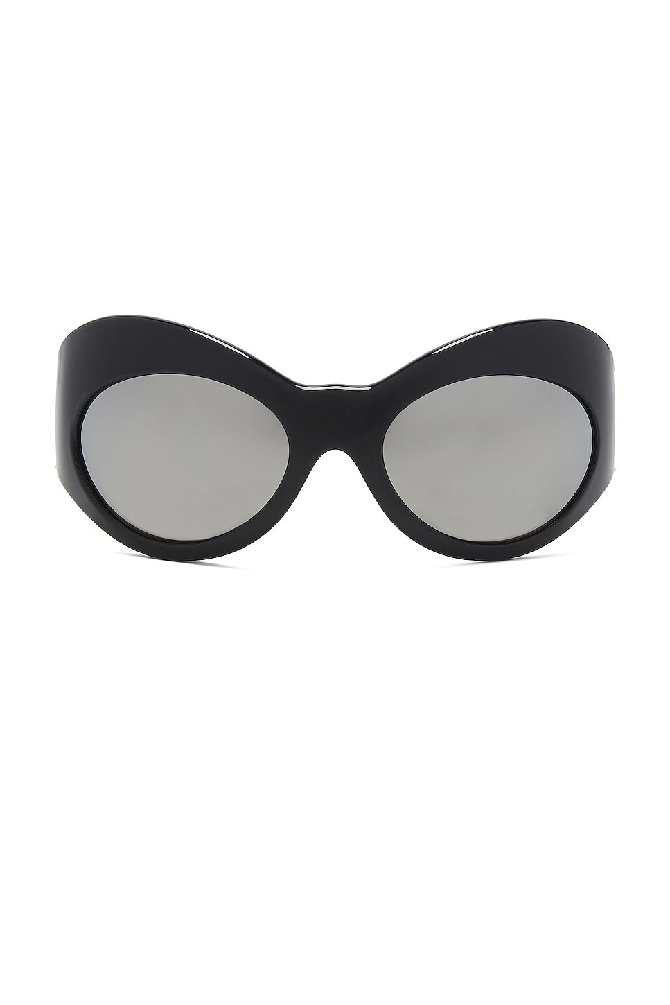 

Солнцезащитные очки VERSACE Oval, цвет Black & Mirror Silver