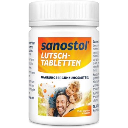 Таблетки для рассасывания Sanostol с витаминами и кальцием, 75 таблеток