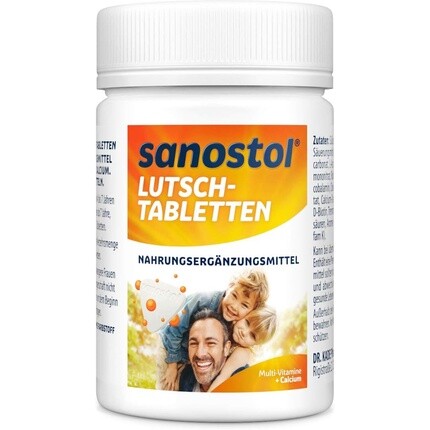 

Таблетки для рассасывания Sanostol с витаминами и кальцием, 75 таблеток