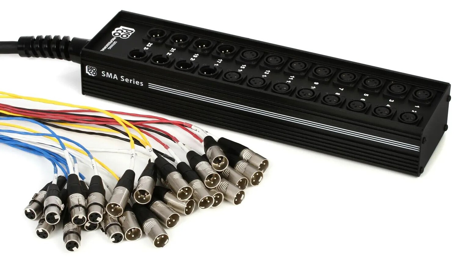 

Pro Co SMA1608FBX-100 SMA Series 16x8 Stage Snake с возвратами XLR — 100 футов
