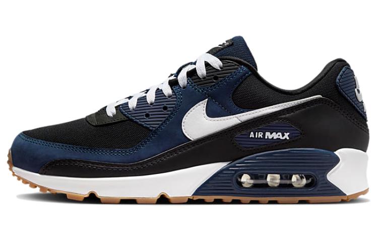 

Кроссовки Nike Air Max 90 Midnight Navy Gum, черный/синий