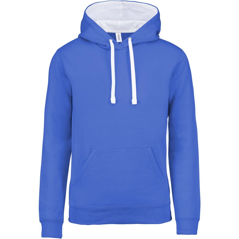

Толстовка Kariban Hooded Contrastée, синий