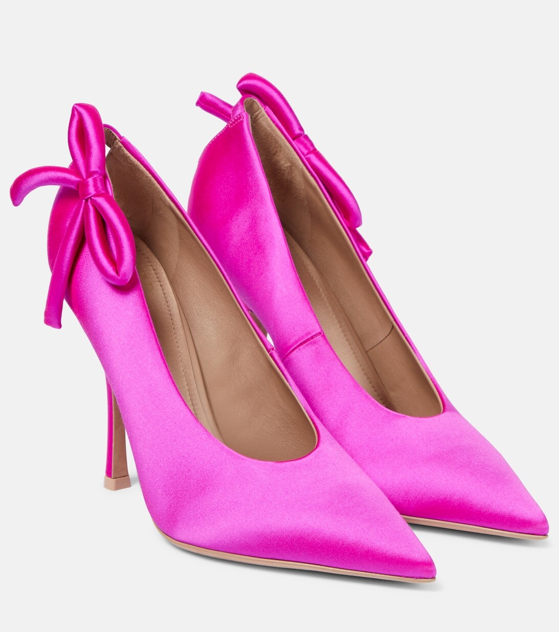 

Атласные туфли Nite-Out Valentino Garavani, розовый