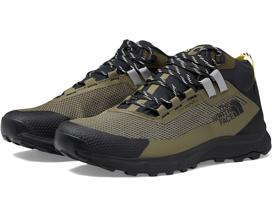 

Походные ботинки The North Face Cragstone Mid Waterproof, цвет Military Olive/TNF Black