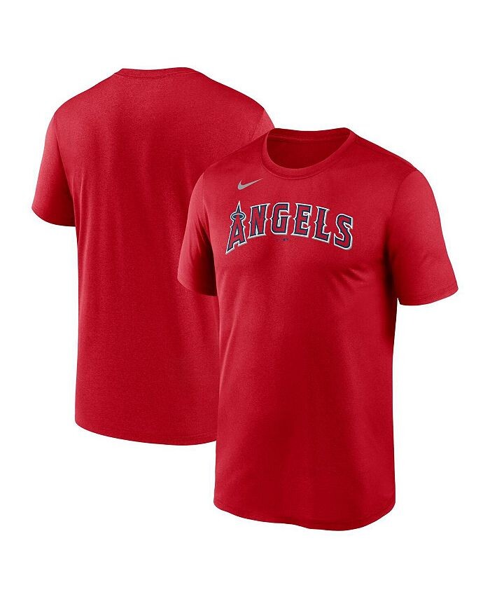 

Мужская красная футболка с надписью Los Angeles Angels New Legend Nike, красный