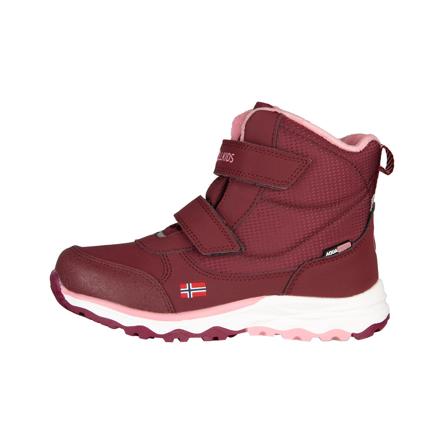 

Кроссовки Trollkids Winterschuhe Hafjell, цвет Kastanienrot/Antikrosa