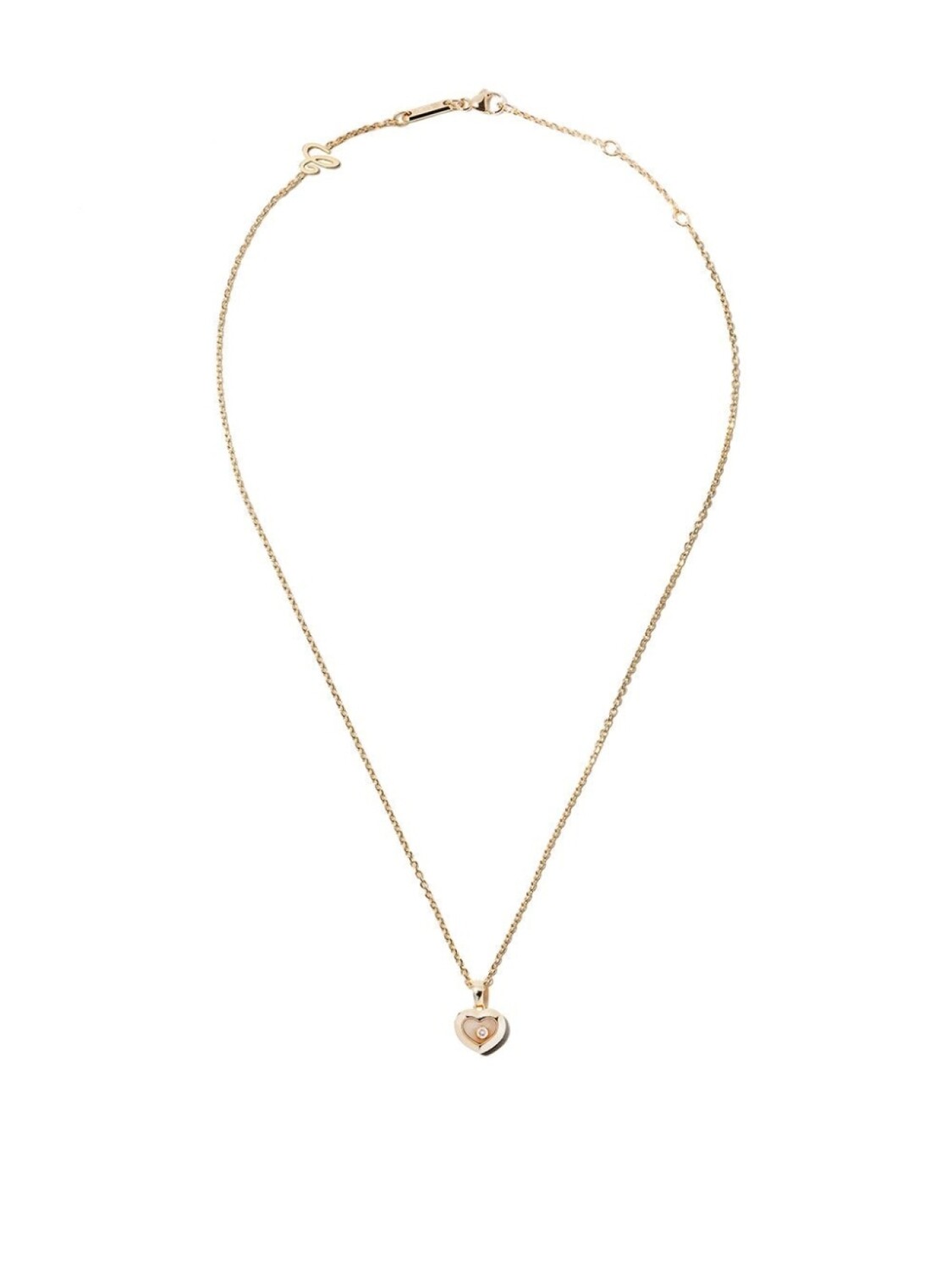 

Колье Happy Diamonds Icons из желтого золота с бриллиантом Chopard, золотой