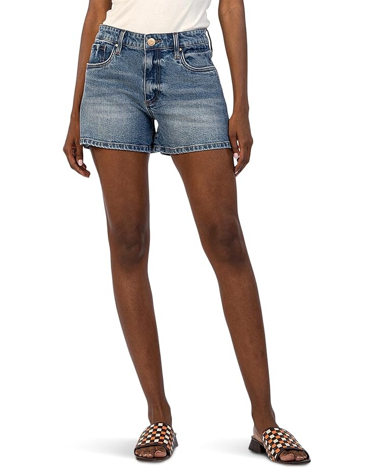 

Шорты KUT from the Kloth Jane High-Rise Shorts W/ 5 Pockets W/ Regular Hem, цвет Distinguished