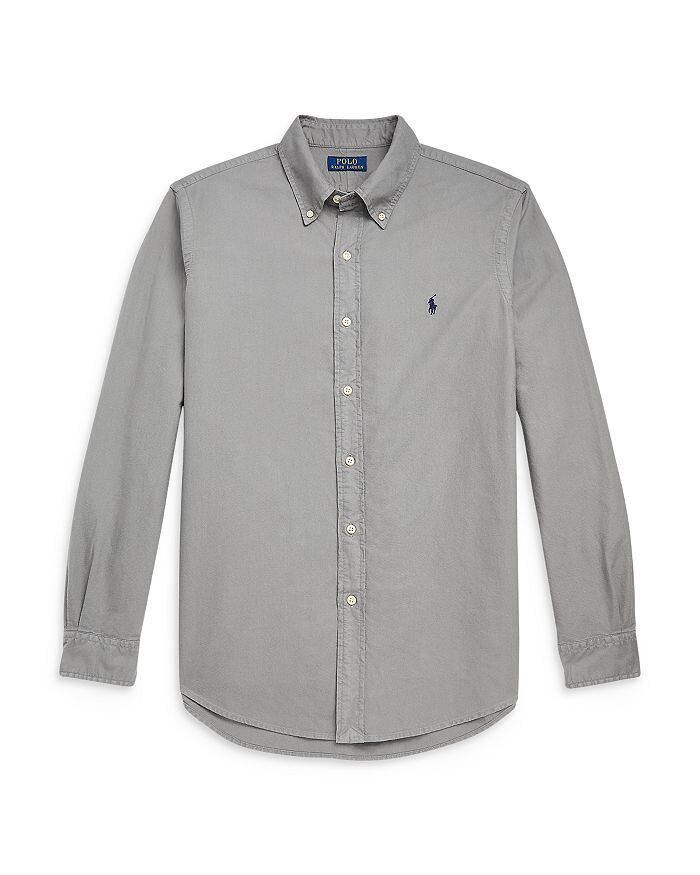 

Классическая тканая рубашка Оксфорд с длинным рукавом Polo Ralph Lauren