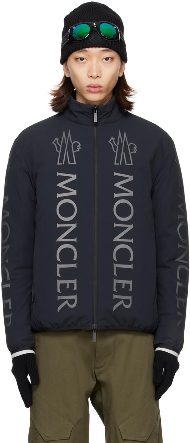 

Черный двусторонний пуховик Ponset Moncler