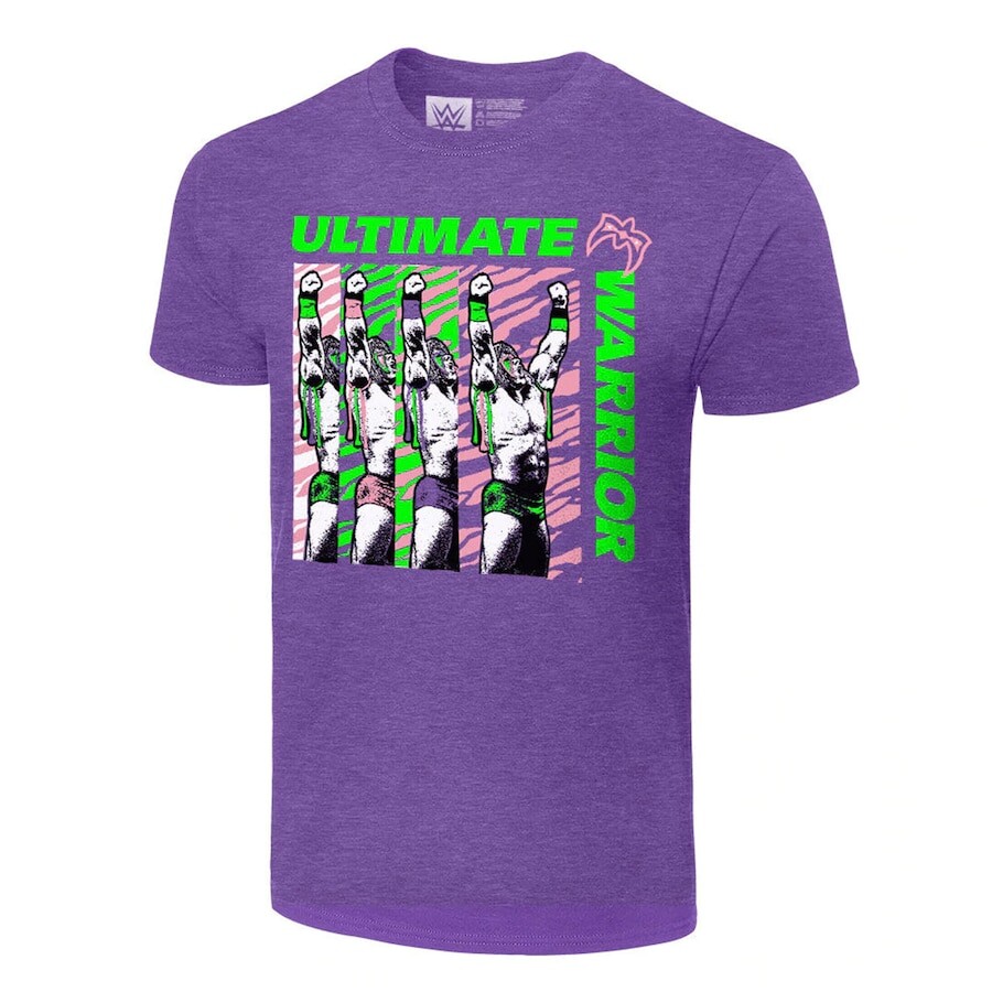 

Футболка с коротким рукавом WWE Authentic The Ultimate Warrior, фиолетовый