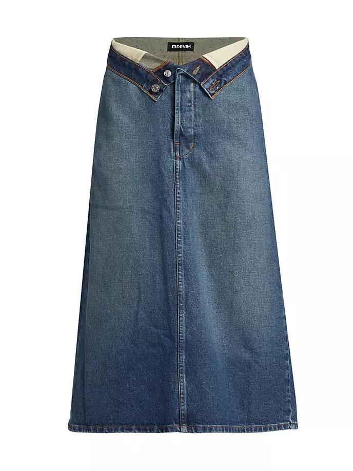 

Джинсовая юбка-миди Madison Eb Denim, цвет blue dream