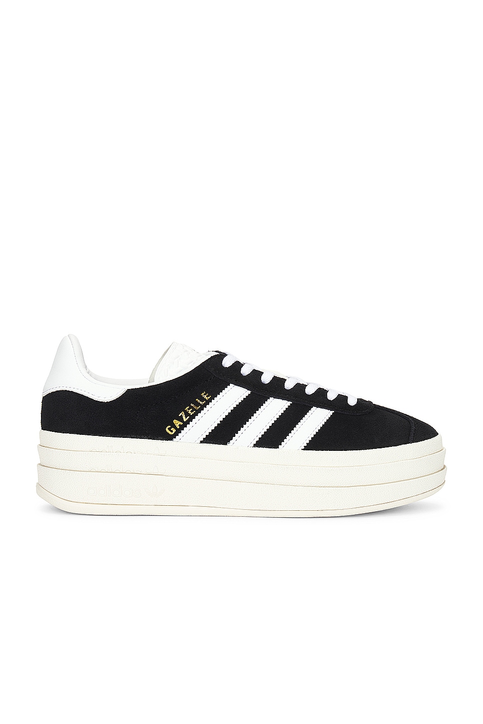 

Кроссовки женские Gazelle Bold Platform Adidas Originals, цвет Core Black, Cloud White, & Core White