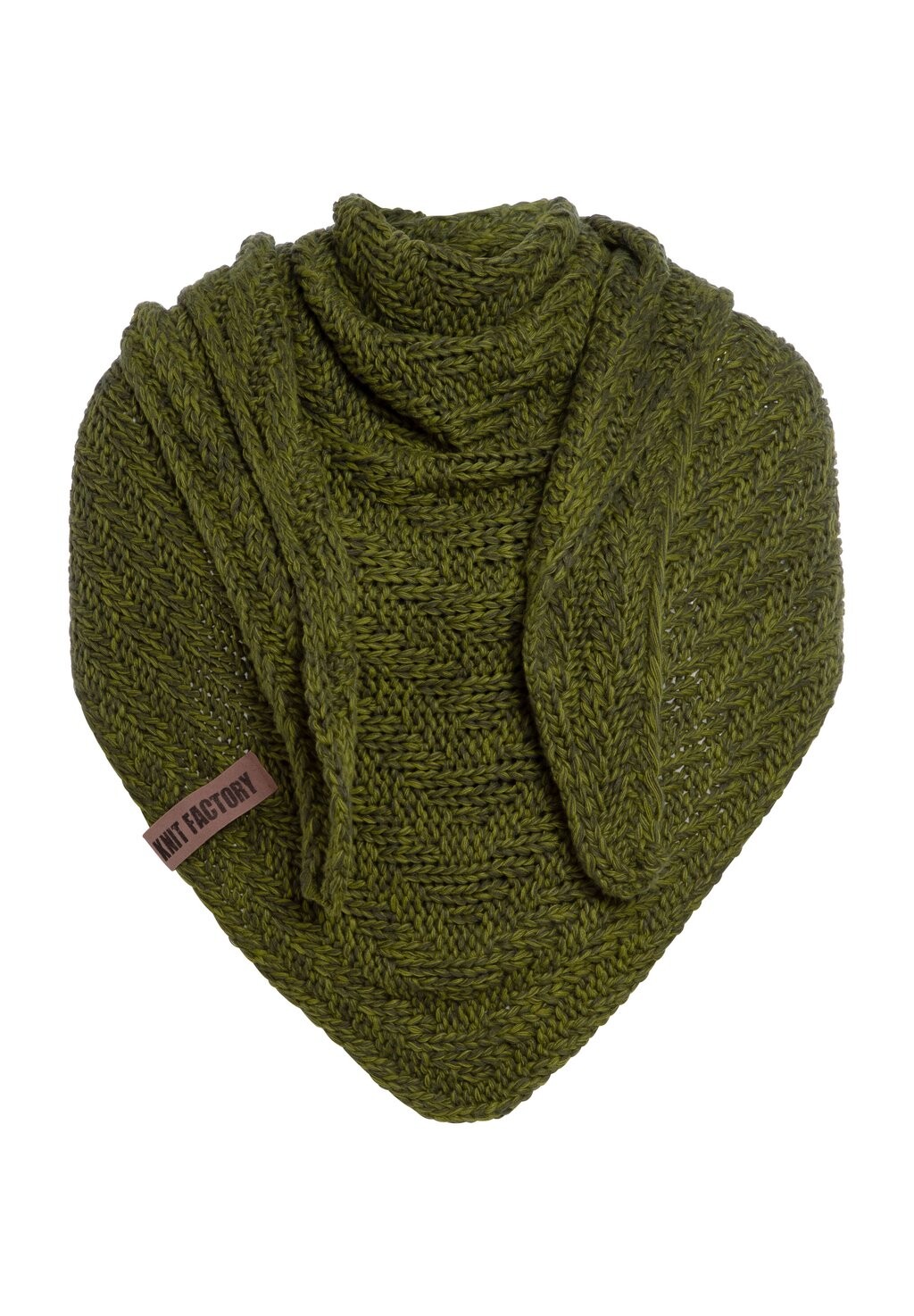 

Шарф SALLY Knit Factory, цвет moss green khaki