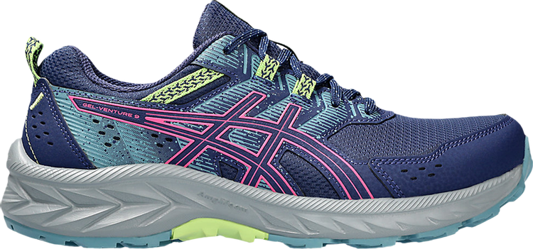 Кроссовки Wmns Gel Venture 9 'Deep Ocean Hot Pink', синий кроссовки asics gel venture 9 gs deep ocean hot pink синий