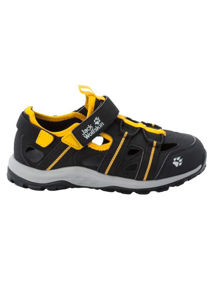 

Сандалии Jack Wolfskin Wander Sun Climber K, цвет Schwarz/ Gelb