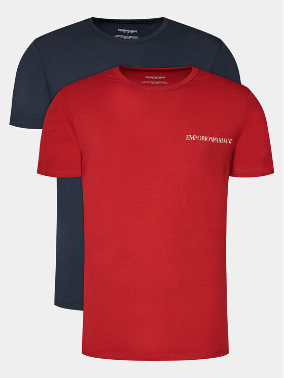 

Комплект из 2 футболок стандартного кроя Emporio Armani Underwear, мультиколор