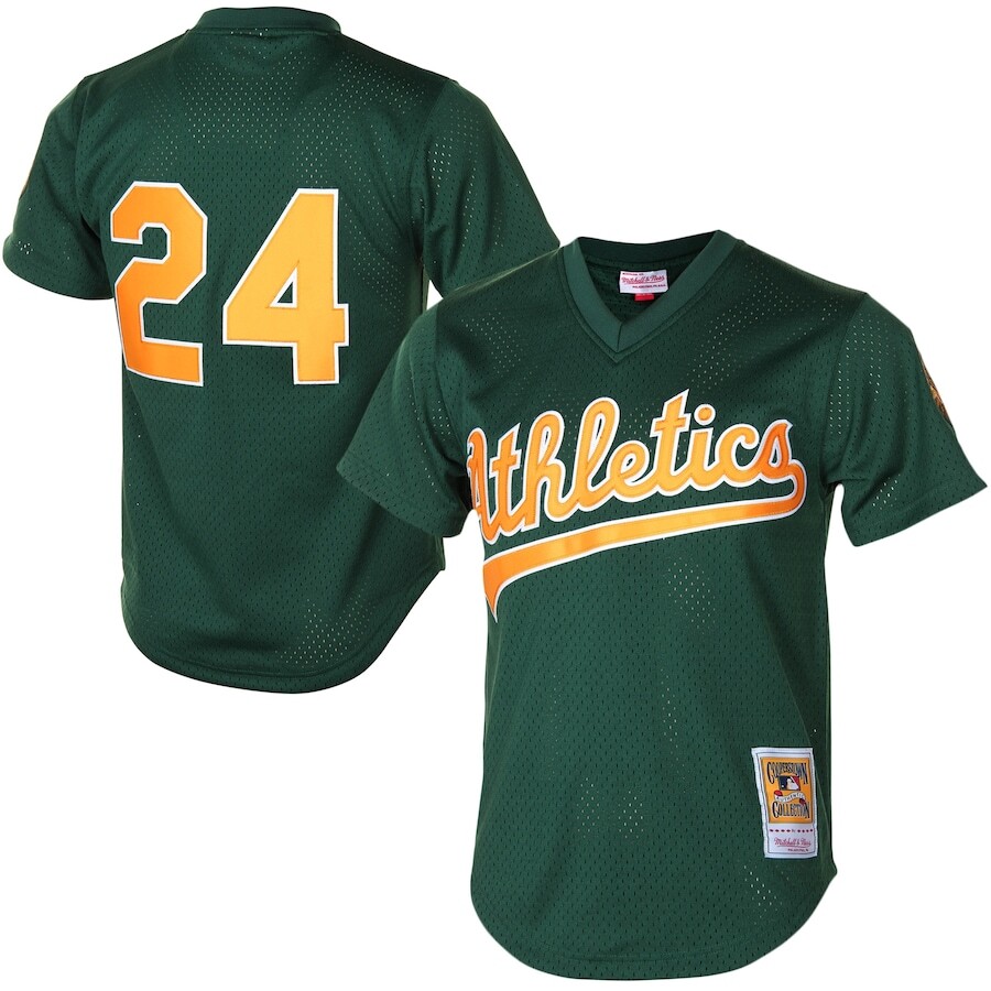 

Джерси Mitchell & Ness Oakland Athletics, зеленый