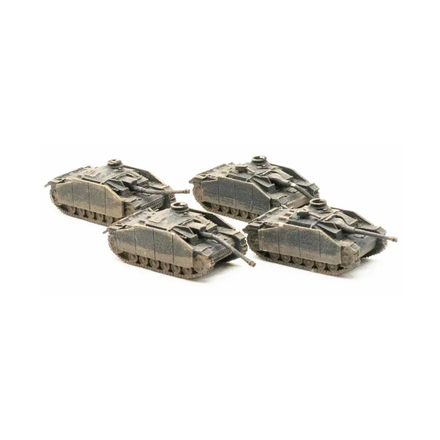 

STuG IIIG Коллекция №5, WWII Micro Armour - Germany - Loose Miniatures (1:285)