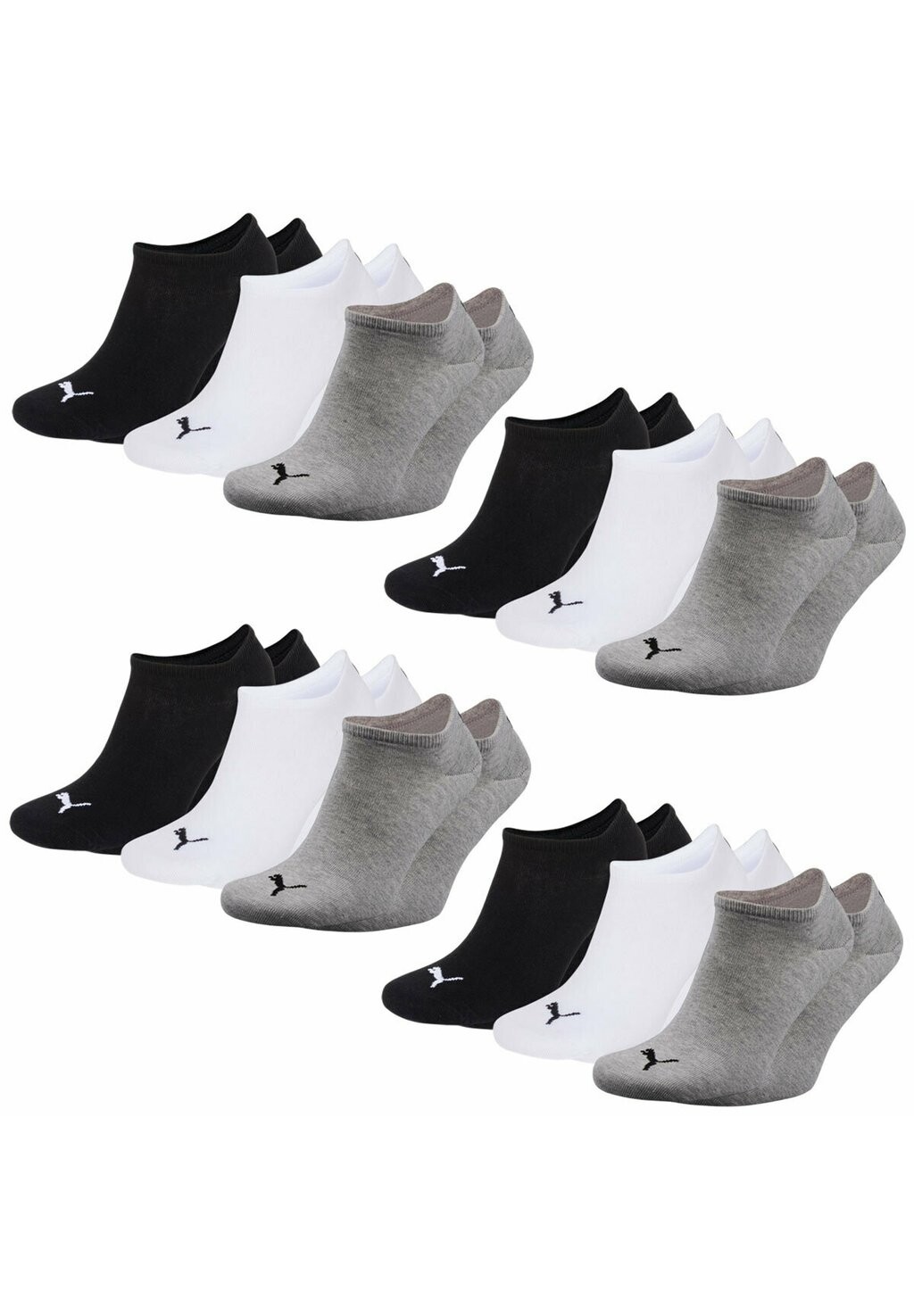 

Носки 12 PAAR Puma, цвет schwarz /weiß /grau