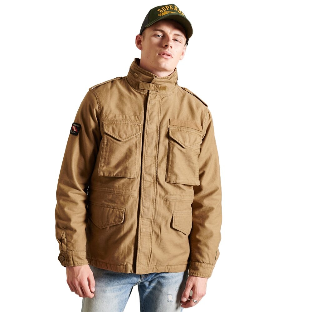 

Куртка Superdry M65 Borg, бежевый