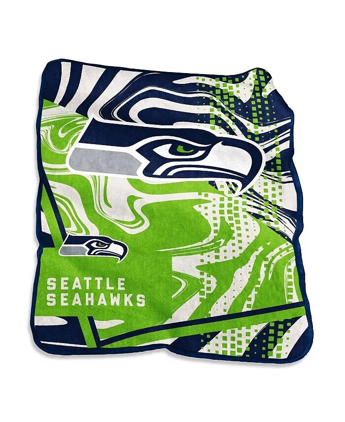 

Плед Raschel Swirl Seahawks размером 50 x 60 дюймов Logo Brands, зеленый