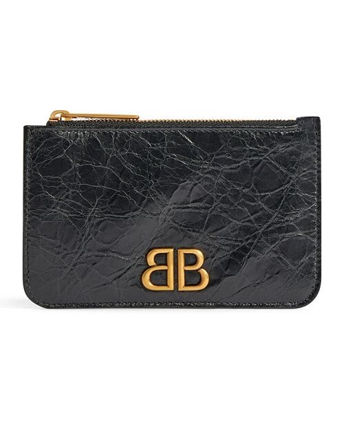 

Длинный футляр для монет и карт Monaco Balenciaga, цвет Black