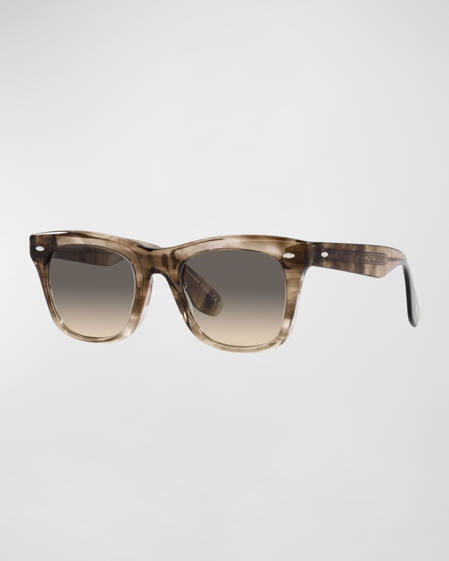 

Солнцезащитные очки Smoky Square из ацетата Brunello Cucinelli & Oliver Peoples
