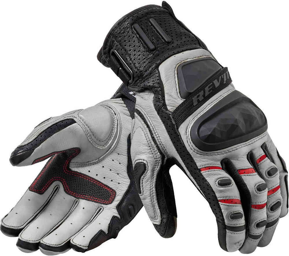 Мотоциклетные перчатки Cayenne 2 Revit, черное серебро мотоциклетные перчатки защитное снаряжение с закрытыми пальцами дышащие для езды на мотоцикле и велосипеде по бездорожью с сенсорным эк