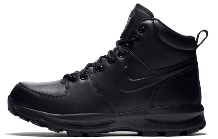 

Nike Manoa кожаный черный