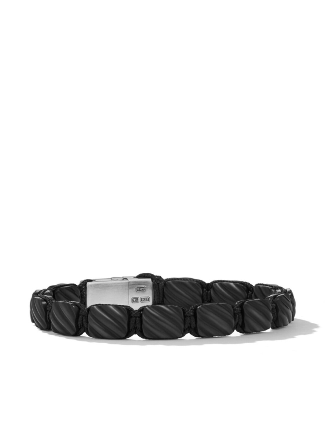 

Браслет Woven Tile David Yurman, черный