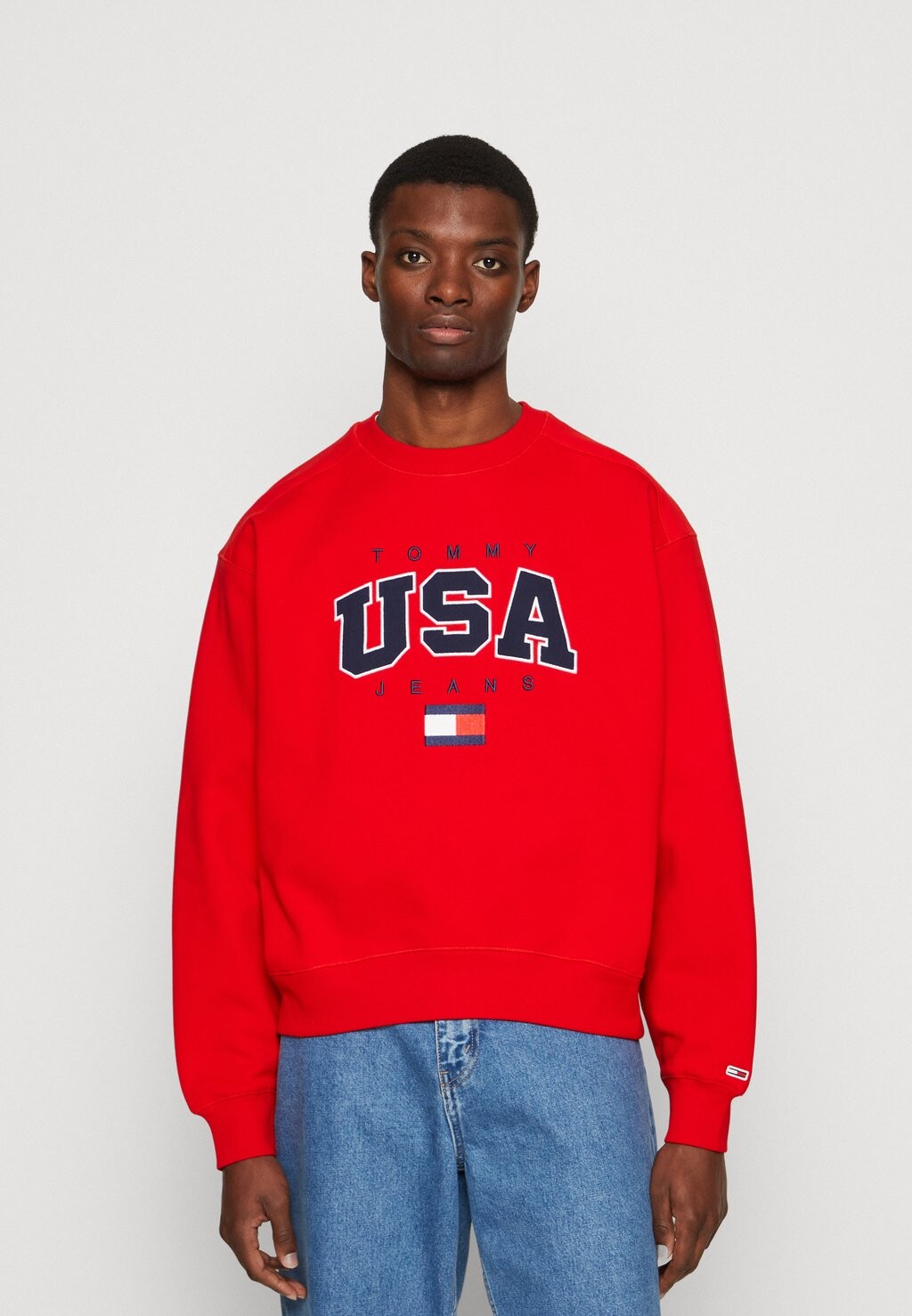 

Толстовка Tommy Jeans, темно-малиновый